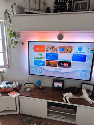 Wii con wii balance y accesorios