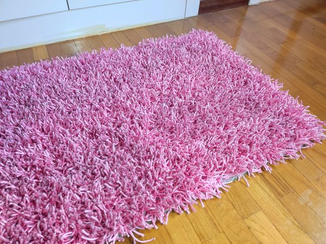 Alfombra Rosa Shaggy