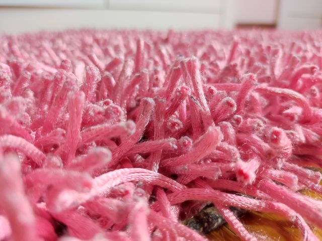 Alfombra Rosa Shaggy