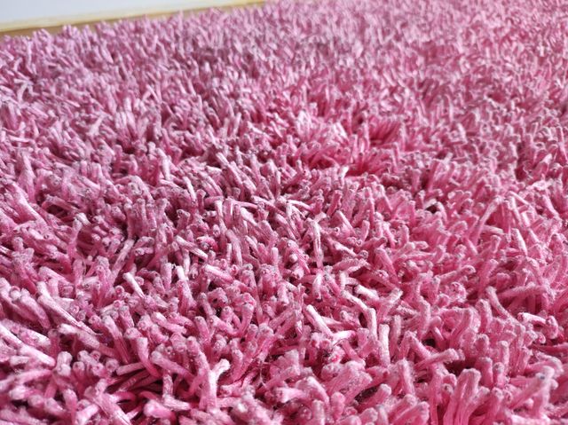 Alfombra Rosa Shaggy