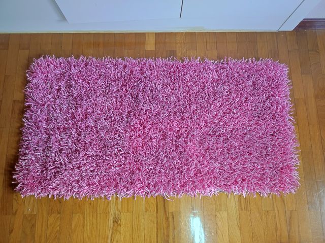 Alfombra Rosa Shaggy