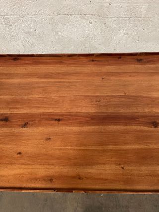 ✅mesa centro maciza vintage nueva