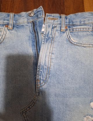 Falda vaquera Zara talla XS corta