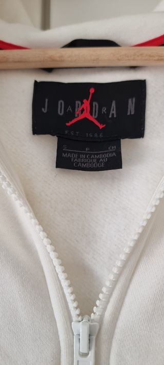 Sudadera blanca nike jordan