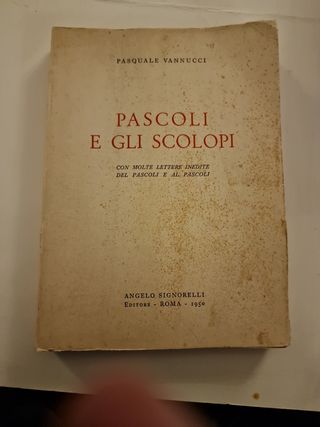 Pascoli e gli scolopi 1950