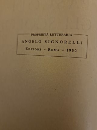 Pascoli e gli scolopi 1950