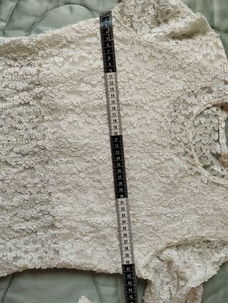 Camiseta encaje de licra