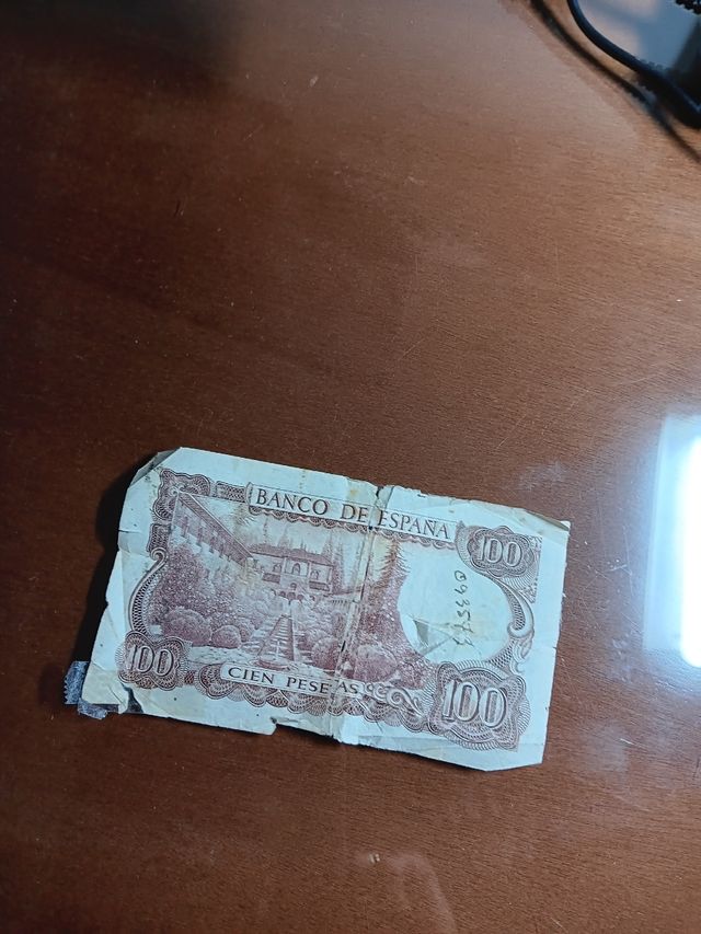 Billete 100 pesetas 1970