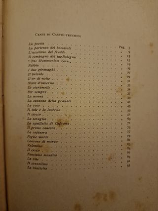 Poesie g.Pascoli canti di castelvecchio