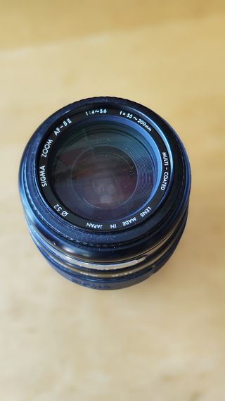 Objetivo Sigma 55-200 canon