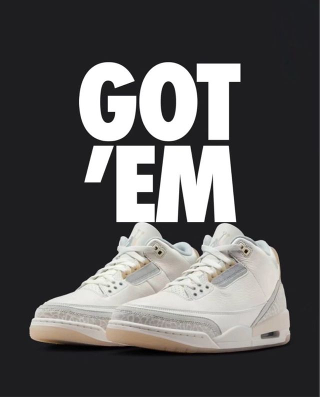 Jordan 3 Craft “Ivory”