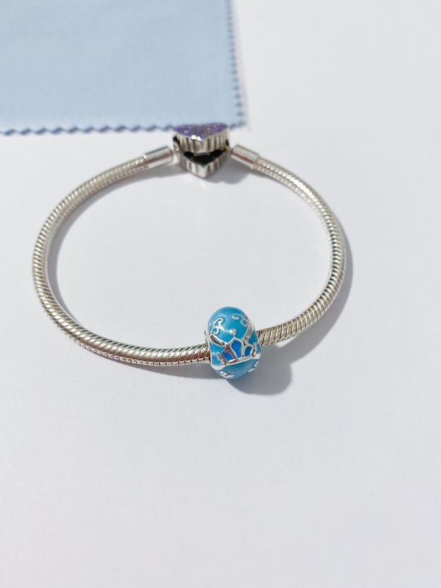 Charm huevo de Pascua azul NUEVO