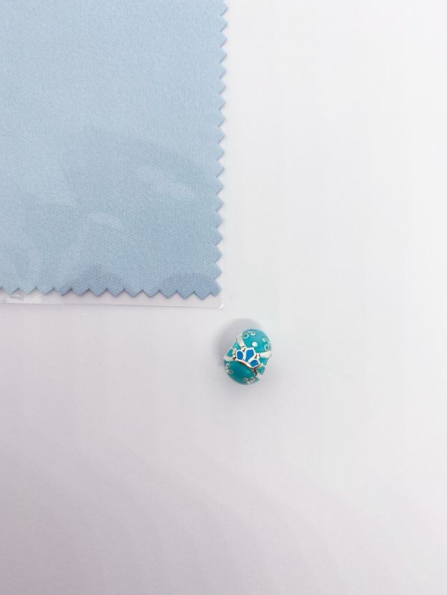 Charm huevo de Pascua azul NUEVO