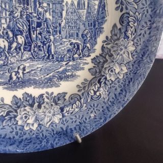 Bandeja porcelana estilo inglés