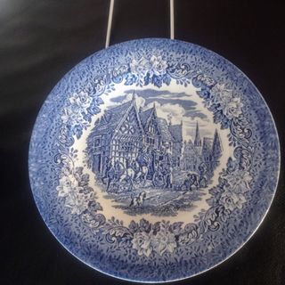 Bandeja porcelana estilo inglés