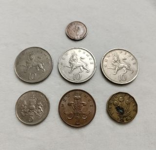 Monedas Reino unido/ antiguas