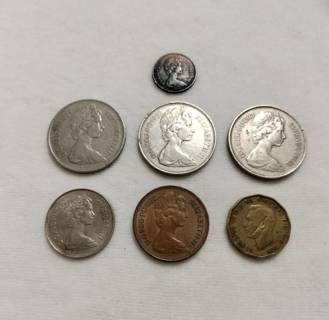 Monedas Reino unido/ antiguas