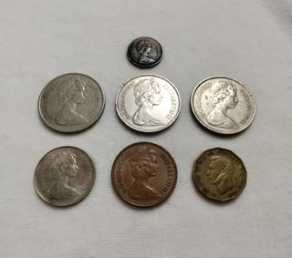 Monedas Reino unido/ antiguas