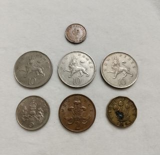 Monedas Reino unido/ antiguas
