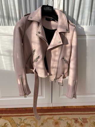 Cazadora biker antelina