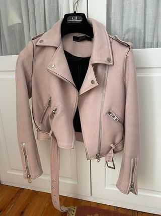 Cazadora biker antelina