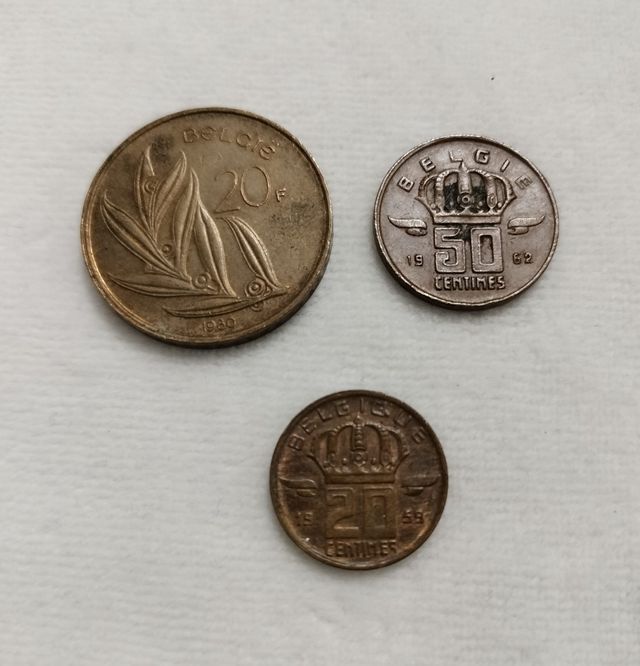 Monedas Belgica ( Franco )