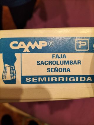 Faja ortopédica sacrolumbar