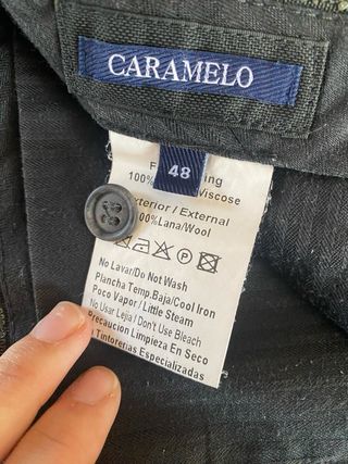 Pantalones de traje de Caramelo