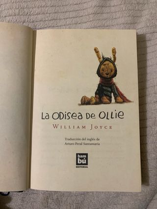 Libro LA ODISEA DE OLLIE.  william joyce