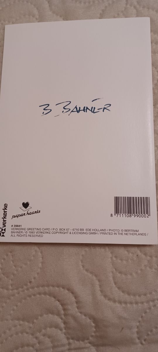 Biglietto auguri vintage