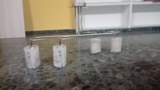 Lampara de pie y techo