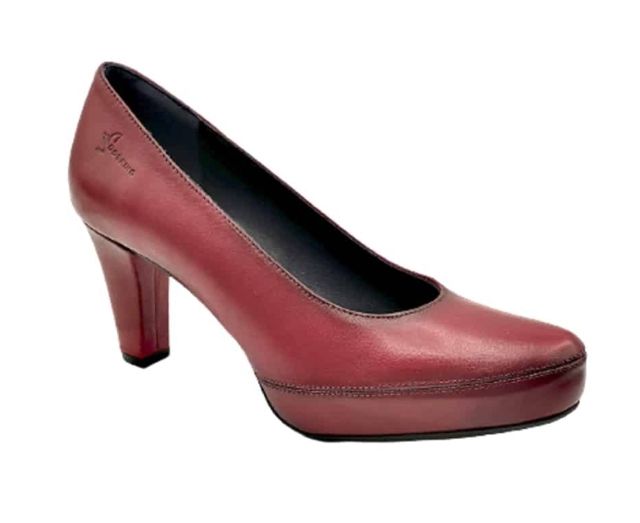 Zapato salon.Rojo Picota. N. 36,37,39,40