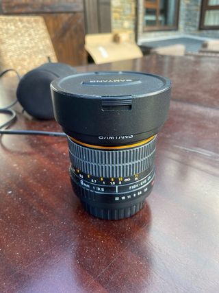 camara reflex Canon y objetivos