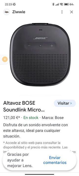Altavoz BOSE NUEVO