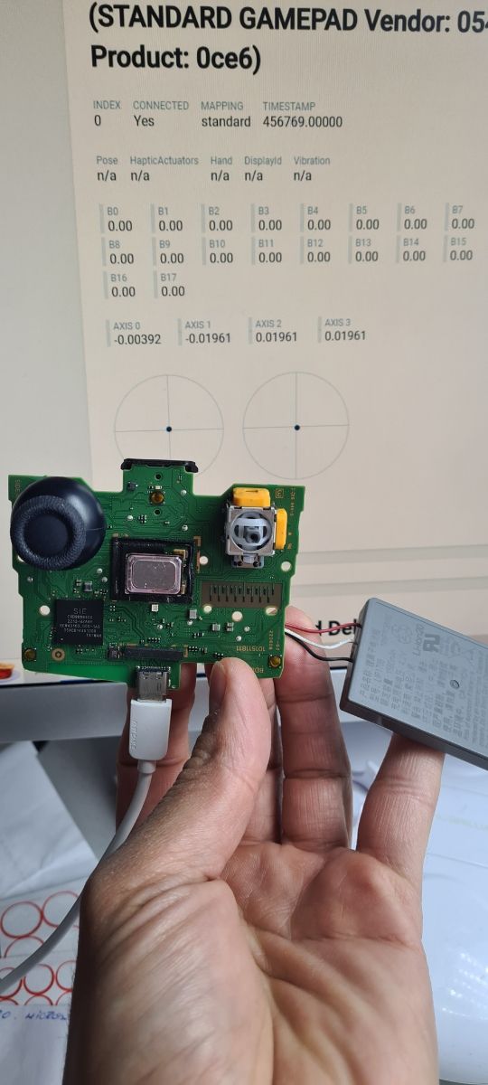 Joystick Magnetico Efecto Hall Mando Ps5