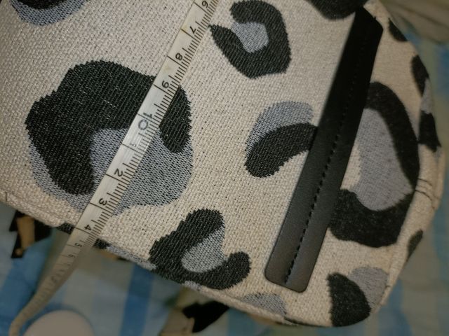 Borsa bianca a macchie