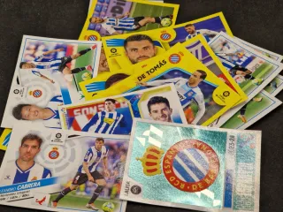 Lote 137 cromos RCD Espanyol