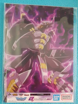 SELLADOS 5 PÓSTERS DIGIMON ART SHEET ICHIBAN KUJI
