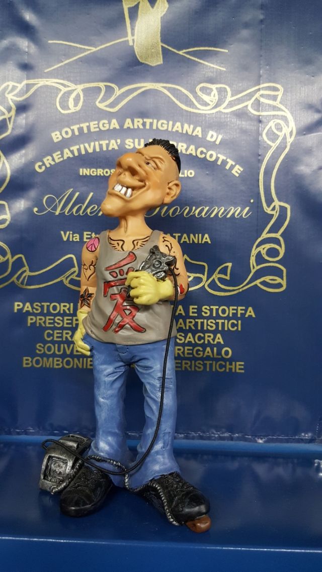 Statuina mestiere Tatuatore cm18