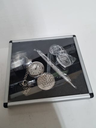 RELOJ DE CADENA CON BOLI Y LLAVERO