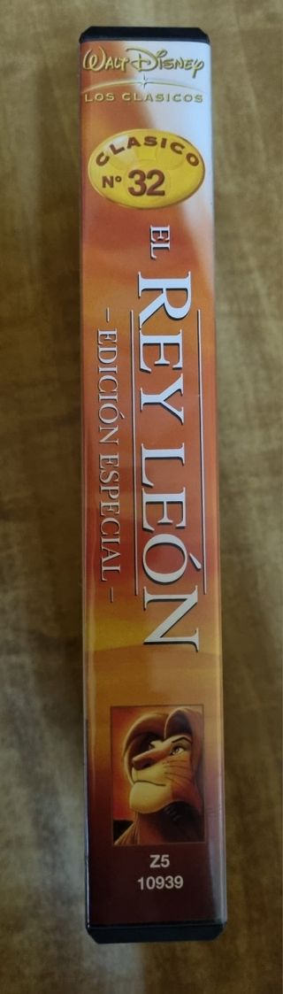 PELÍCULA DEL REY LEÓN VHS