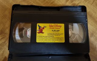 PELÍCULA DEL REY LEÓN VHS
