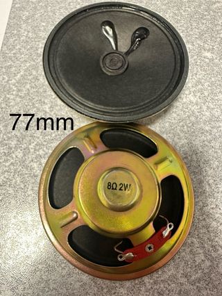 Altavoz 77mm 8ohm 2w