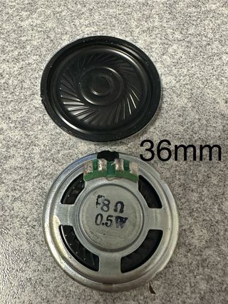Alravoz 36mm 8ohm 0,5w