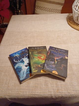 Libros Harry Potter 1-2-3