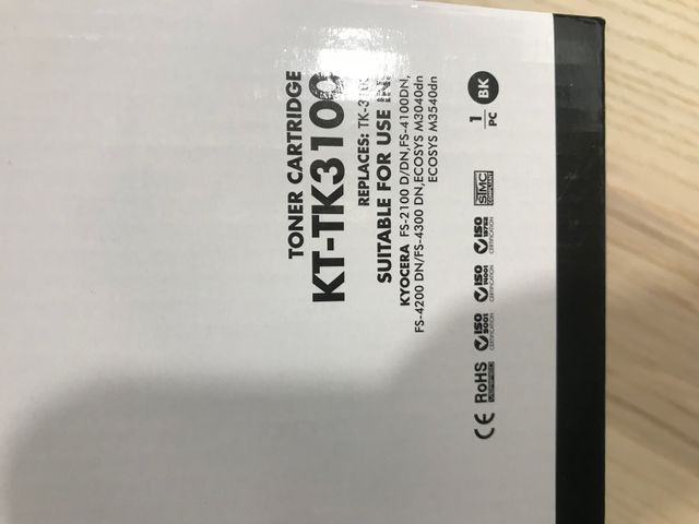 Toner Cartridge premium quality KT-TK3100 Kyocera