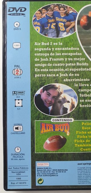 Air Bud 2: El fichaje de la liga (1998) 🎬🍿