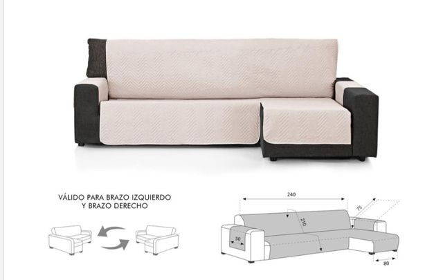 Fundas acolchadas chaise longue
