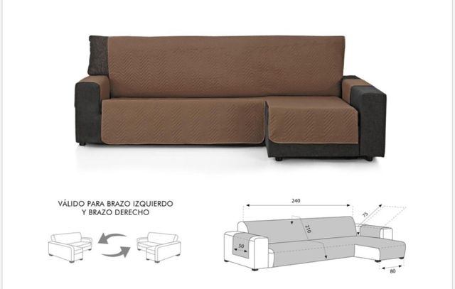 Fundas acolchadas chaise longue