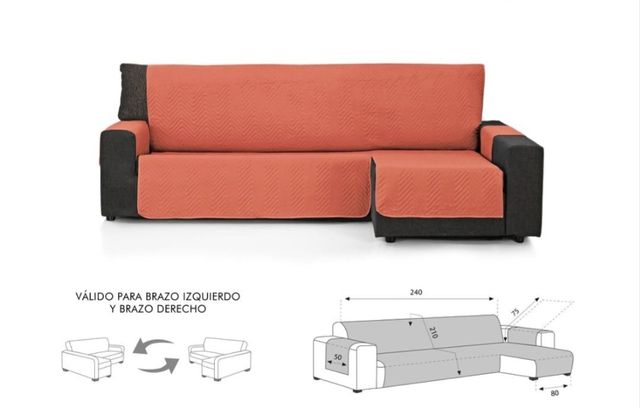 Fundas acolchadas chaise longue